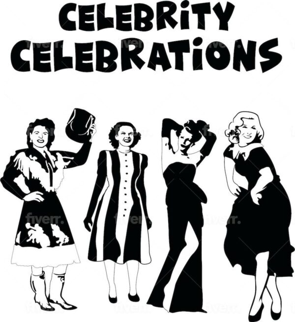 Celebrity Celebrations 1960s party game