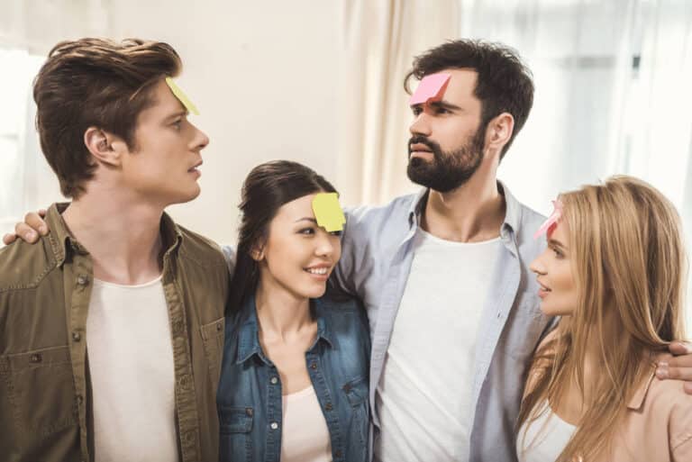 adults playing mystery games