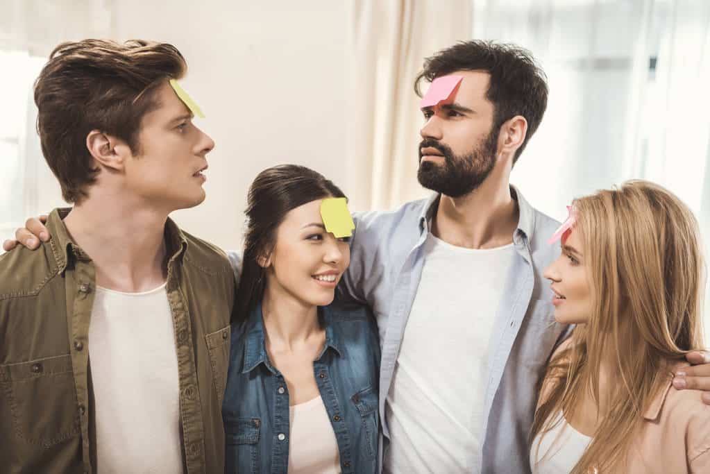 adults playing mystery games